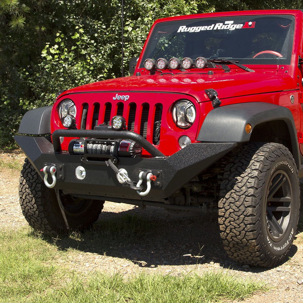 Rugged Ridge 11548.01 Spartan Front Bumper Jeep JK Wrangler