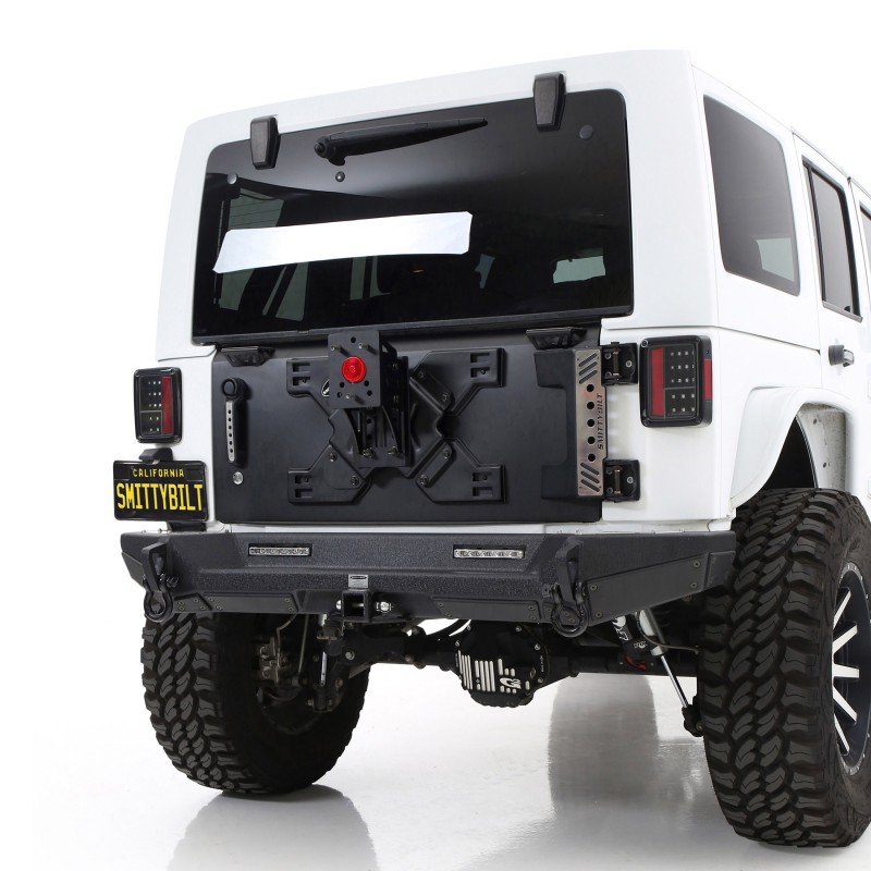 Jeep Wrangler JK Tailgate with Tire Carrier Smittybilt 76410