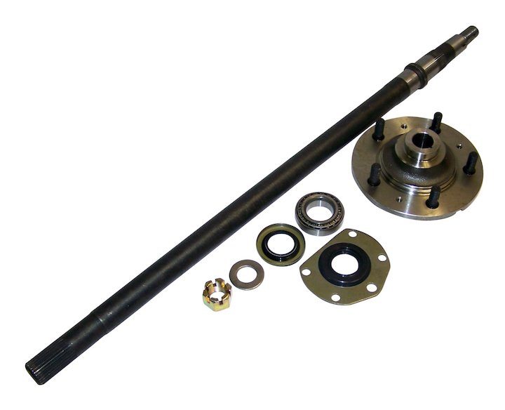 Rear Axle Kit, Left, 76-79 Jeep CJ with Quadra Trac